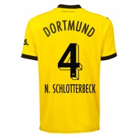 Borussia Dortmund Nico Schlotterbeck #4 Replika Hemmatröja 2023-24 Kortärmad